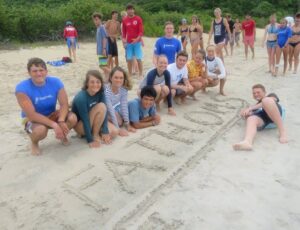SeaTrek BVI FATHOMS students spend time enjoying the beaches of the British Virgin Islands.